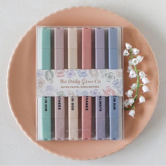 Muted Pastel Highlighters Set - Picture 1 of 4